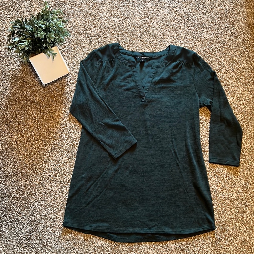 41 Hawthorn Tulla Mixed Material Knit Top